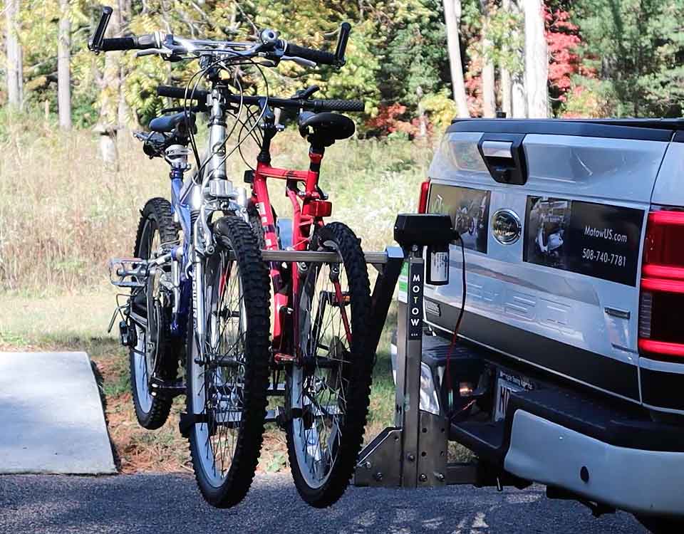 Motorized Hitch Lifts for your Ebike Carrier MoTow