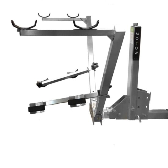 Double e-Bike Carrier and Hitch Lift Combo