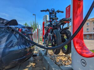 MoTow eBike Carrier on Tesla