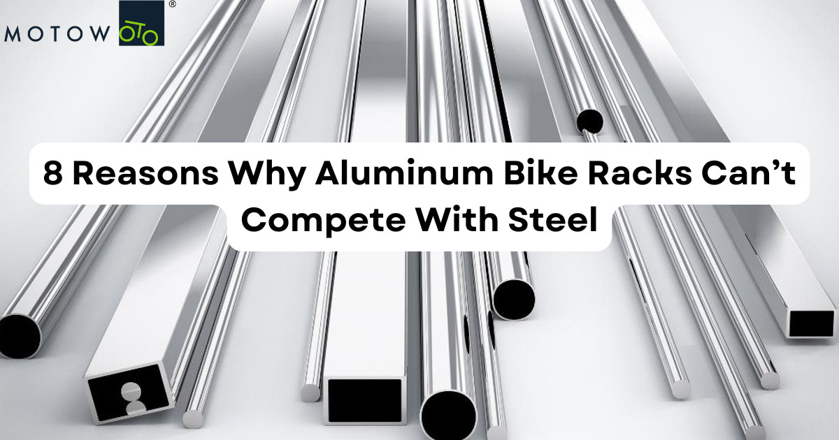 Steel e-bike racks out-perform aluminum